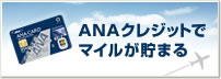 ANAクレジットでマイルが貯まる