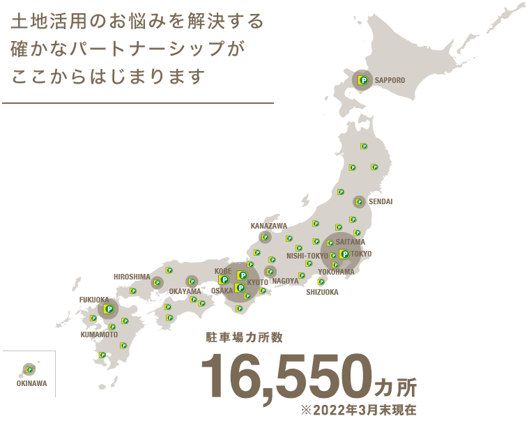 土地活用のお悩みを解決する確かなパートナーシップがここからはじまります