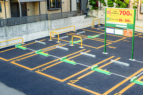 車のないコインパーキング