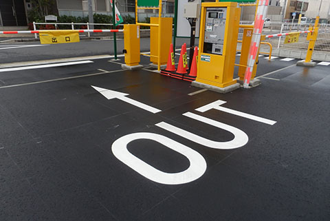 出入りがしやすい駐車場
