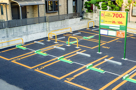 駐車場として貸している土地