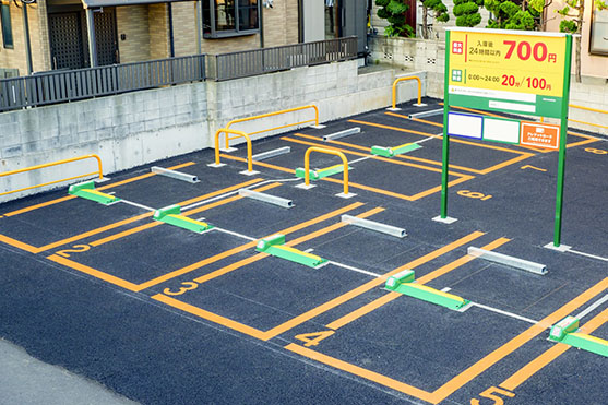 コインパーキングとして活用した土地