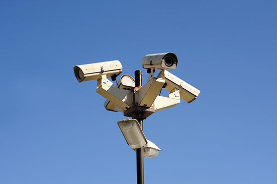 トラブル防止のための監視カメラ
