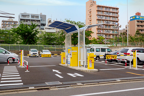 コインパーキングの風景