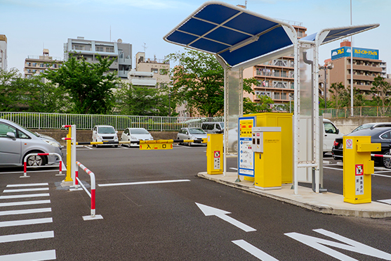 コインパーキングの風景