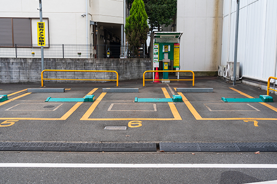 相続した土地を活用したコインパーキング