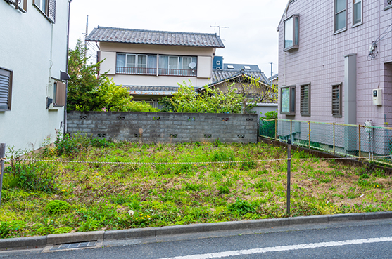 活用されていない空き地