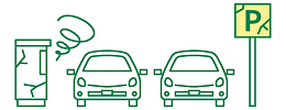 駐車場設備リニューアルのイラスト