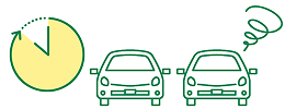 無断駐車防止のイラスト
